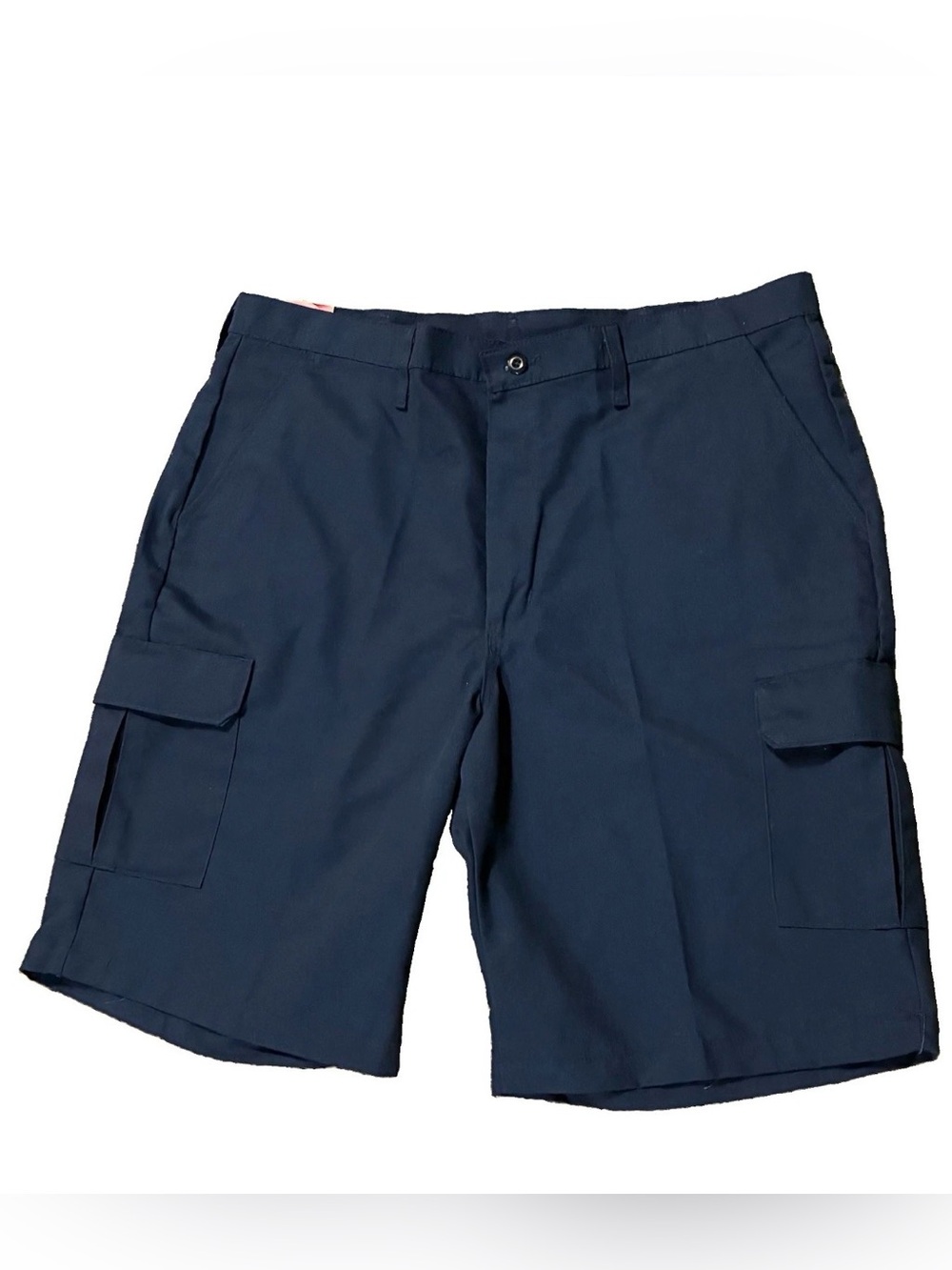 RED KAP Size 40 x 12 Navy Blue Cargo Shorts